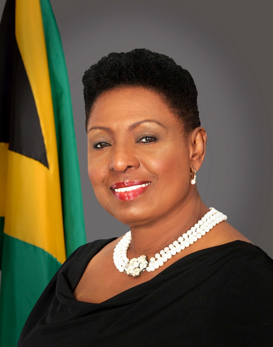 The Honourable Olivia Grange, CD, MP