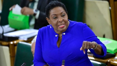 Minister of Culture, Gender, Entertainment and Sport, the Honourable Olivia Grange, CD, MP